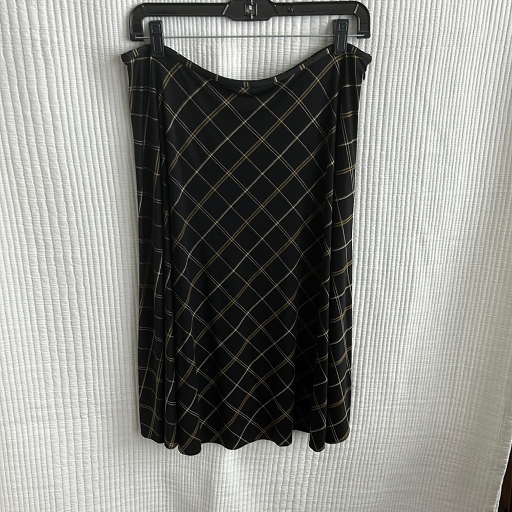 Anne Klein plaid skirt